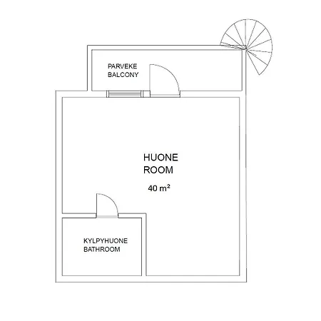 Penthouse With A Balcony