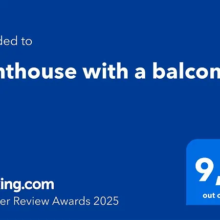 Апартаменты Penthouse With A Balcony